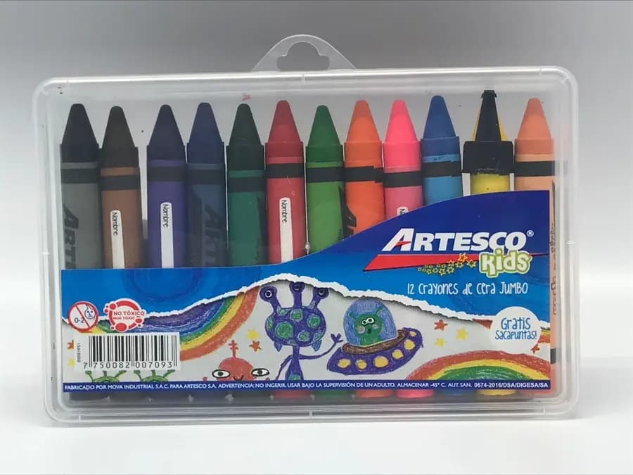 CRAYON ARTESCO JUMBO X 12COL