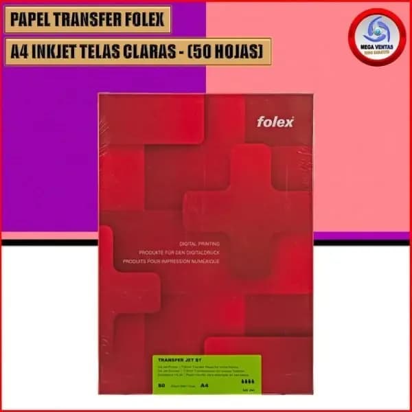 HOJA PAPEL INEN TRANSFER JET FOLEX