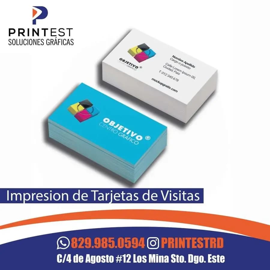 TARJETA VISITA EN HILO UNIDAD