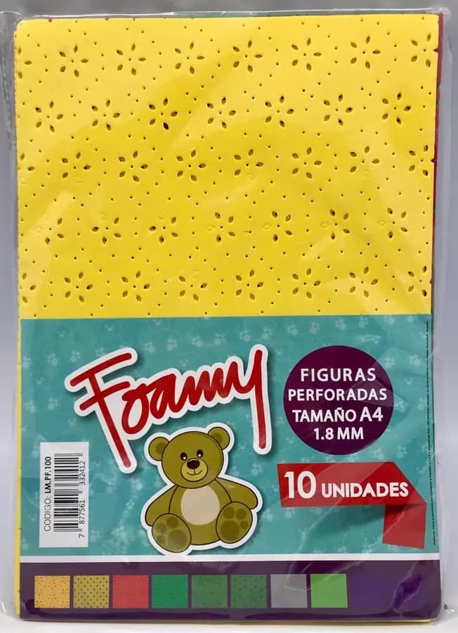 FOMIX X 10UN INEN FIGURAS PERFORADA SURTIDOS