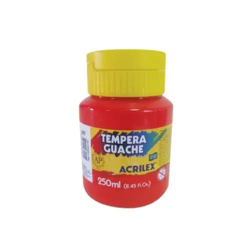 TEMPERA PARCHESITOS 250ML ROJA