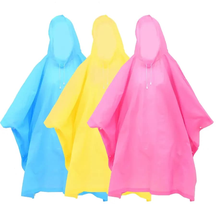 PONCHO IMPERMEABLE COLORES 150CM ES 5109