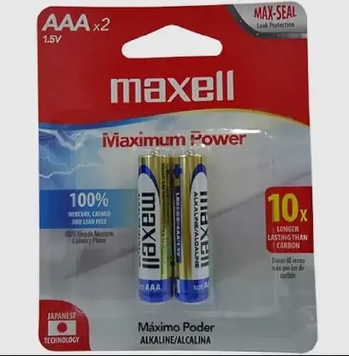 PILAS MAXELL AAA EST. 2UN. ALK.