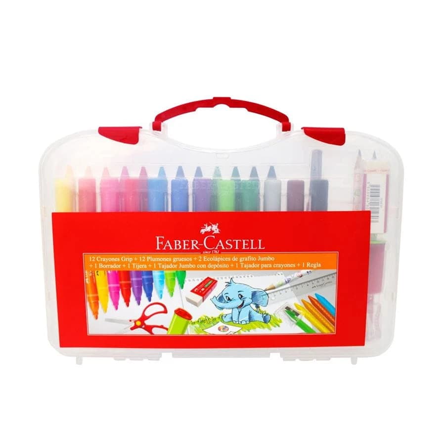 KIT FABER CASTELL COMBINADO ESCOLAR 370335 PARV
