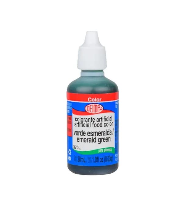 COLORANTE LIQUIDO 30ML VERDE ESMERALDA