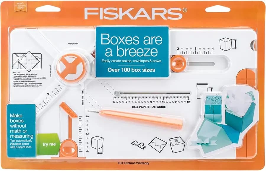 TABLERO FISKARS PARA REALIZAR CAJA DE REGALO