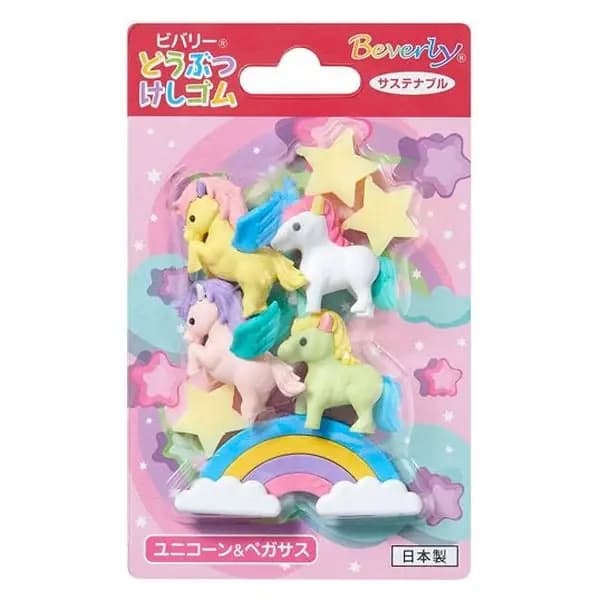 BORRADOR X 3UN BLISTER UNICORNIO BOR107