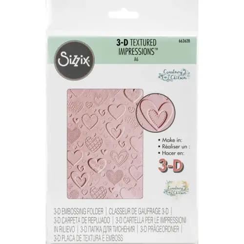 TROQUEL SIZZIX 3-D TEXTURED A6 665738