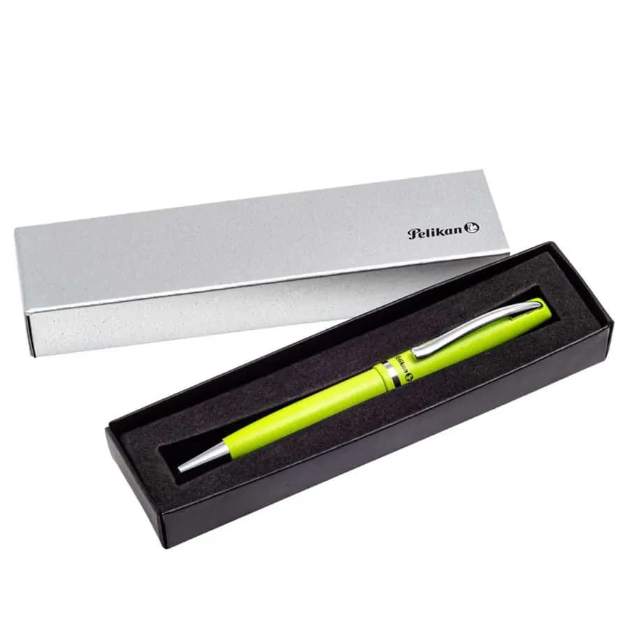 ESFERO ESTUCHE PELIKAN JAZZ VERDE LIMON