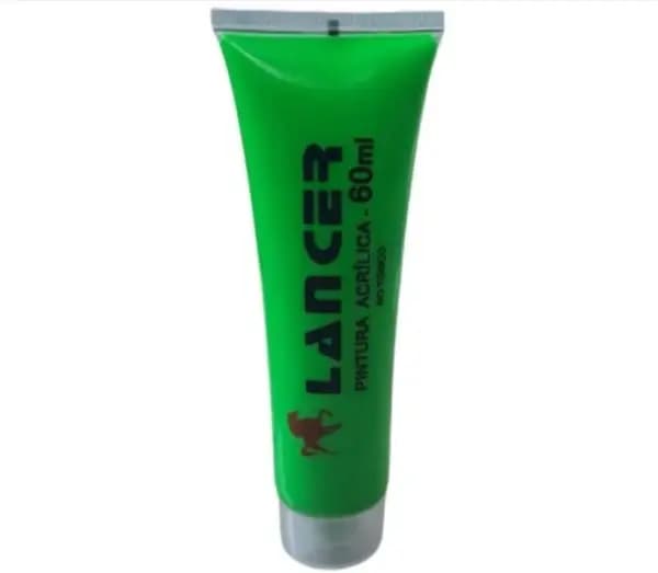 PINTURA ACRILICA LANCER 60ML NEON VERDE