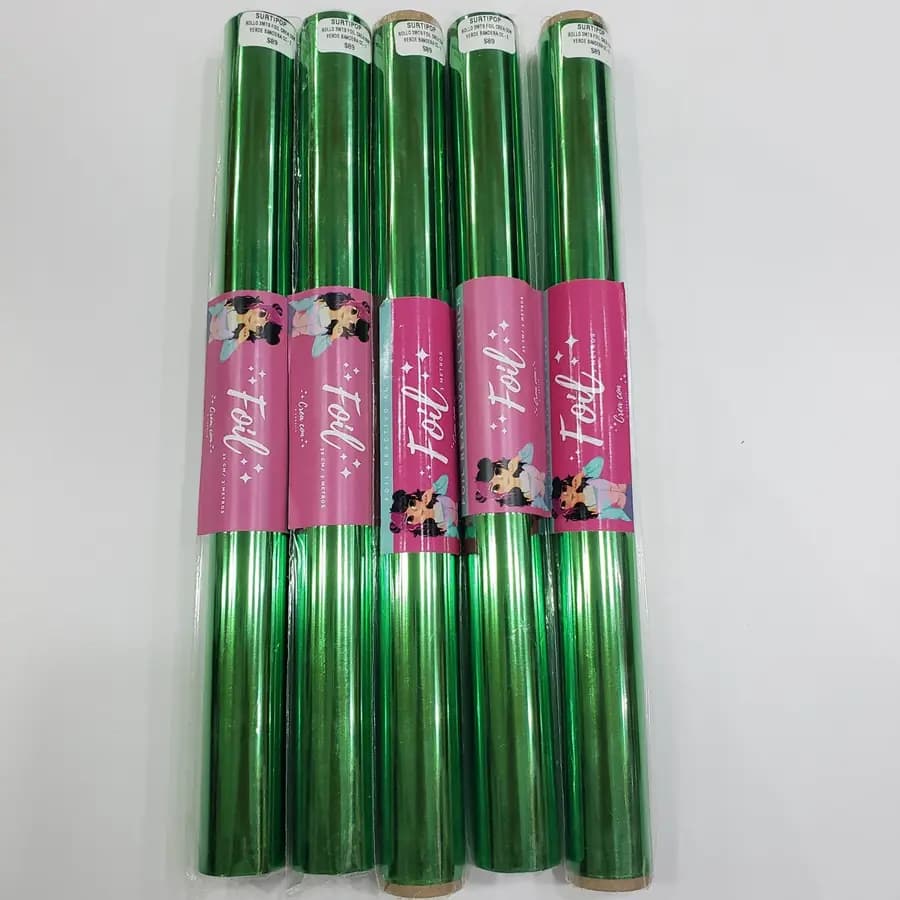 ROLLO HS MINC FOIL VERDE 369981 31.1CMX 3M