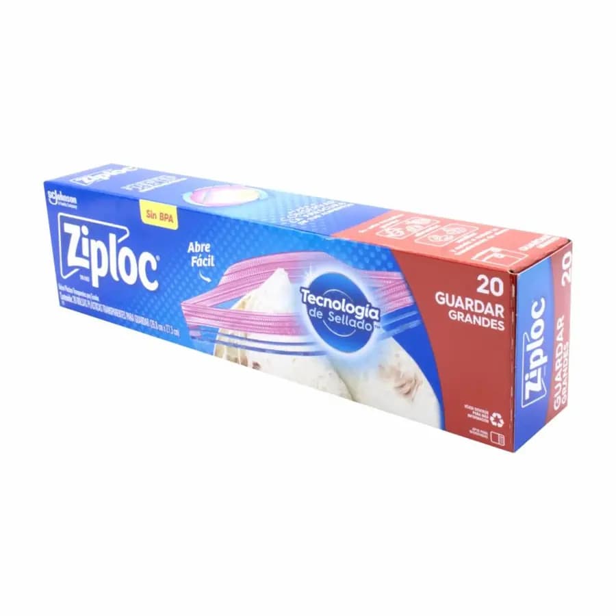 BOLSA ROJA ZIPLOC IC369-9 X 25UN GRAND