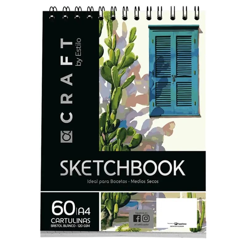 CUAD. DIBUJO SKETCHBOOK LOVE 60H 150GR P/DURA