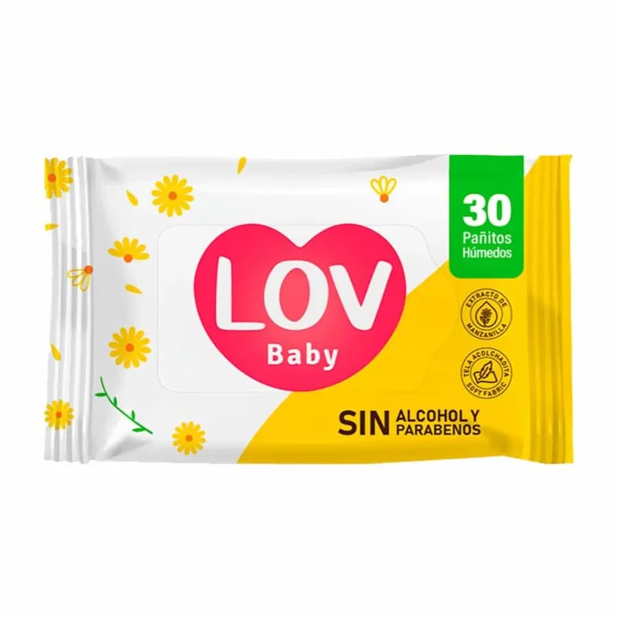 PANITOS HUMEDOS LOV BABY X 30UN
