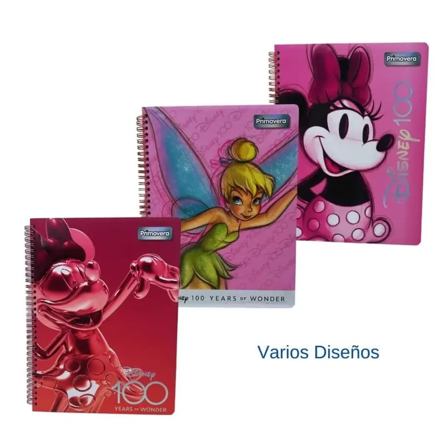 CUAD. UNIVERSIT PRIMAVERA DISNEY 100H P/DURA 1 LINEA