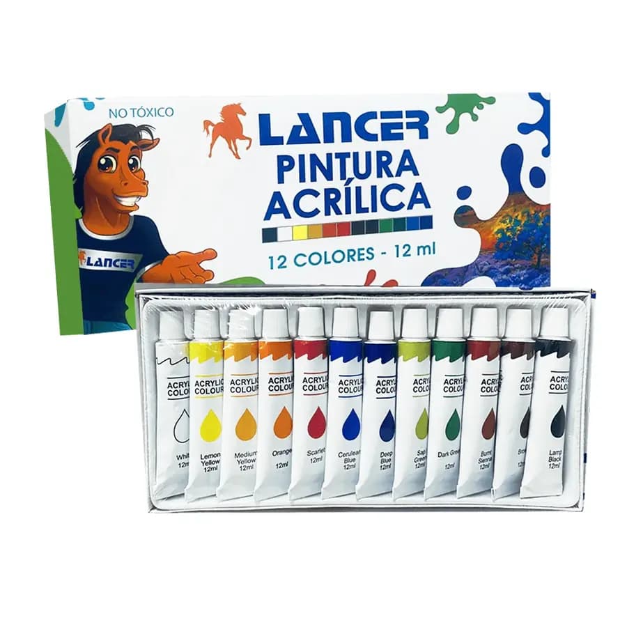 PINTURA ACRILICA LANCER 22ML BLANCO TITANIO