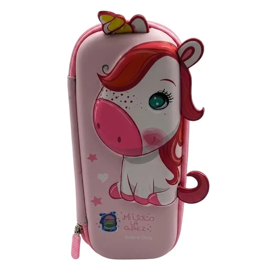 CARTUCHERA LITTE TREE UNICORN 8030176-E DOB/ALMAC.RIGIDO