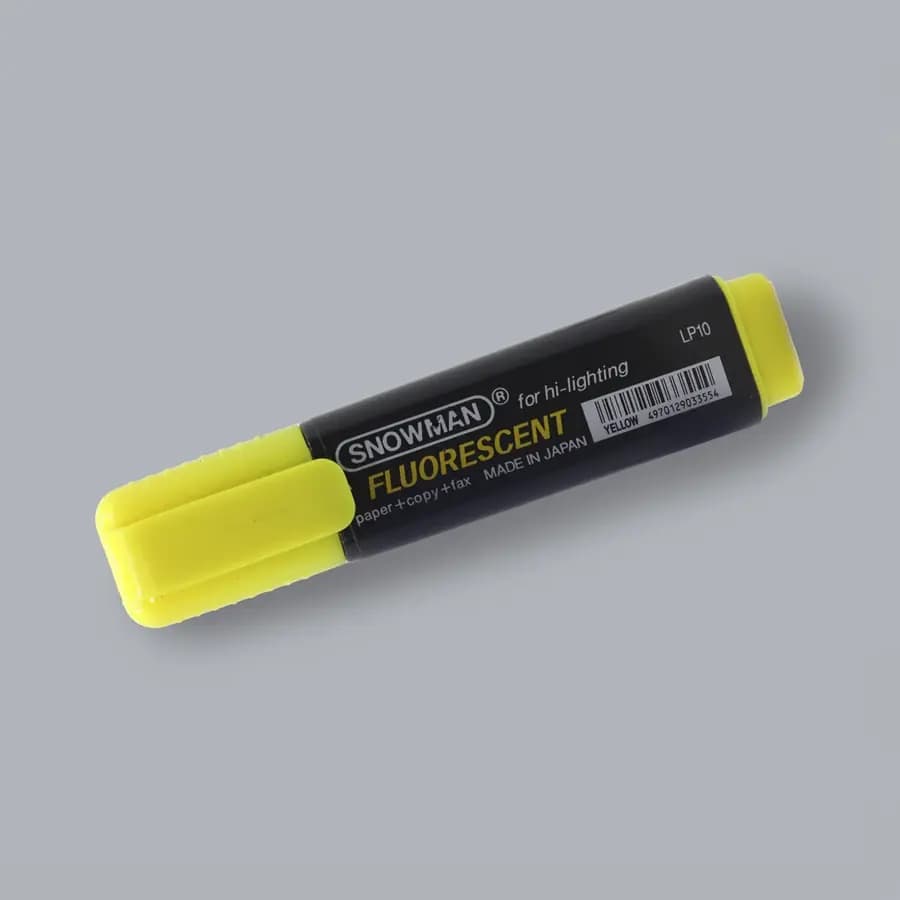 RESALTADOR SNOWMAN AMARILLO