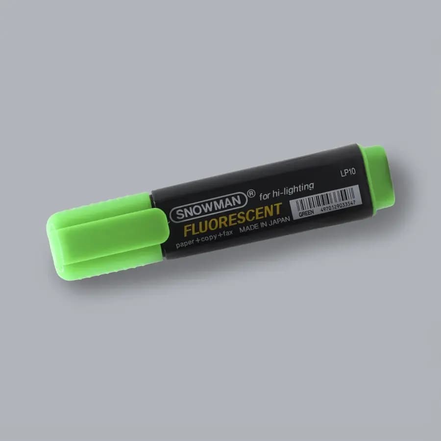 RESALTADOR SNOWMAN VERDE