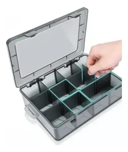 ORGANIZADOR PLAST. ESCRITORIO 6DIV. SAN4880