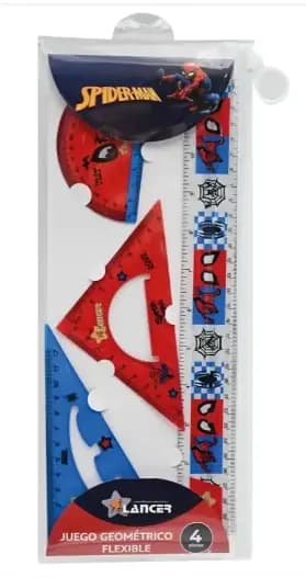 JUEGO GEOMETRICO FLEXIBLE SPIDERMAN 30 CM ST1725