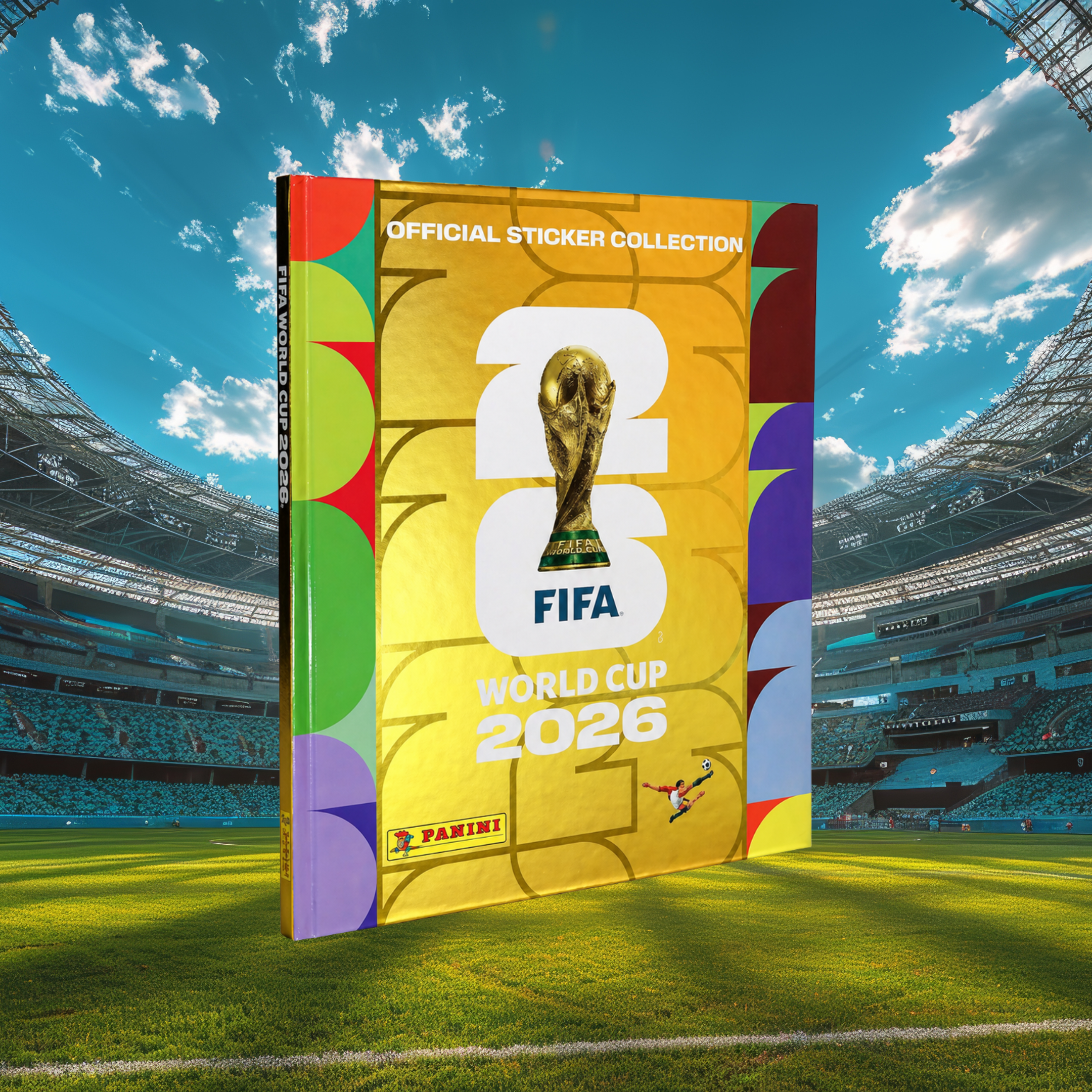 1 ALBUM COPA MUNDIAL FIFA 2026 GOLD P/DURA - Imagen 1