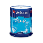 CD-R VERBATIM TORRE X100 52X700MB